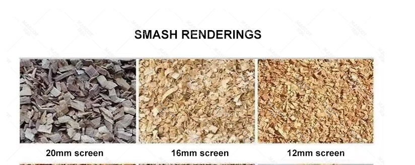 Diesel wood chipper Diesel wood chipper