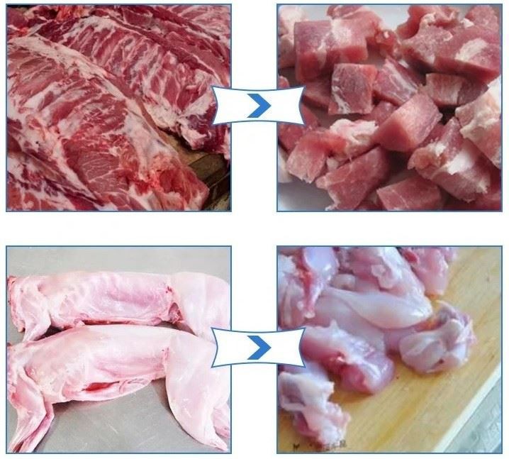 Pork Beef Cube Cutting Machine