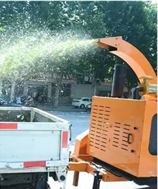 Mašina za drobljenje grana drveća