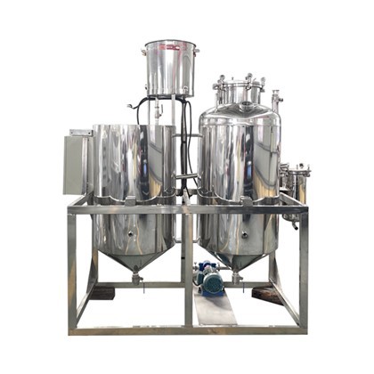 Linija mašina za rafinaciju ulja suncokretovog senfa od 1-5tona